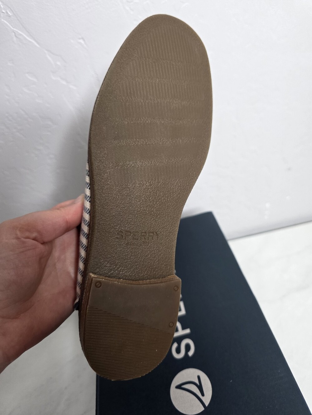 NEW Sperry Port Driving Moccasin In White Size 6‎ With Box - Picture 5 of 7